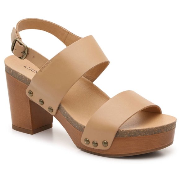 Lucky Brand Shoes - ❌SOLD❌Lucky Brand Hairmony Platform Sandal Beige